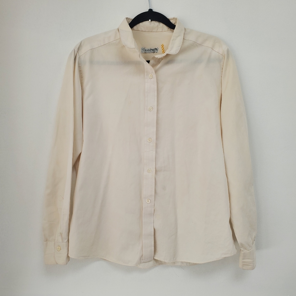 CHRISTIAN DIOR Vintage Long Sleeve Button Down Small